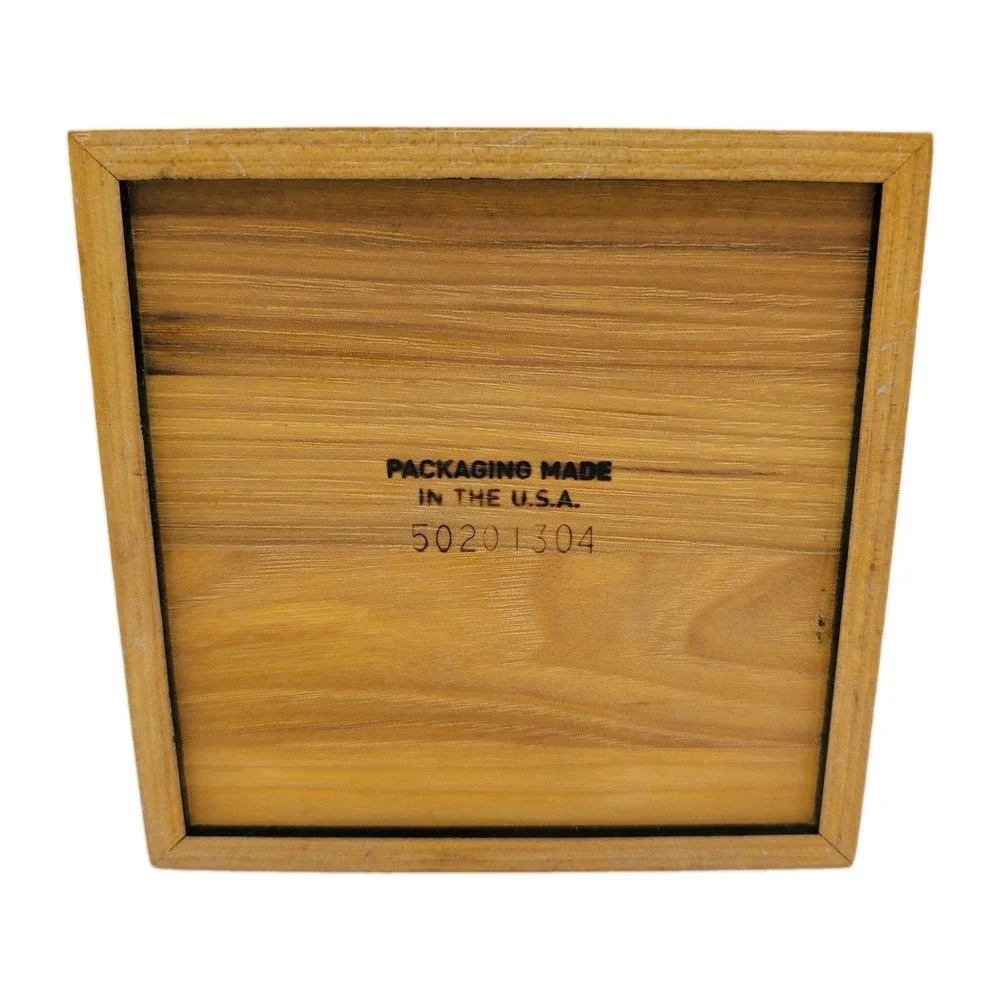 Shinola Detroit Wood Wooden Watch Box ONLY Magnetic Closure Made in USA
